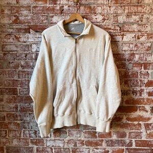 Men's Heather grey Nike zip up